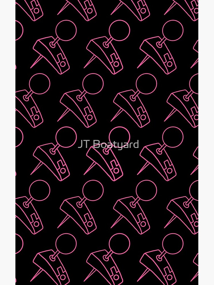 Saiki Black And Pink Pattern Shower Curtain - Image 2