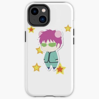Saiki K Cute Illustration With Stars Iphone Case