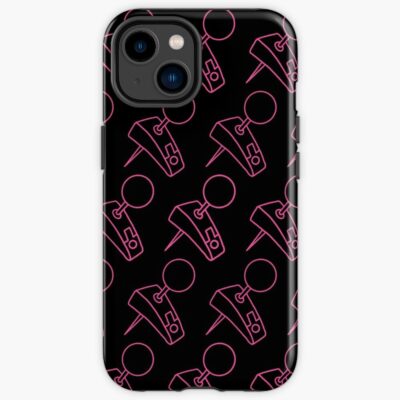 Saiki Black And Pink Pattern Iphone Case