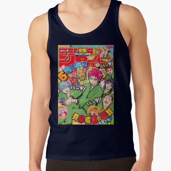 Kusuo Saiki K Retro Magazine Cover Tank Top - Image 5