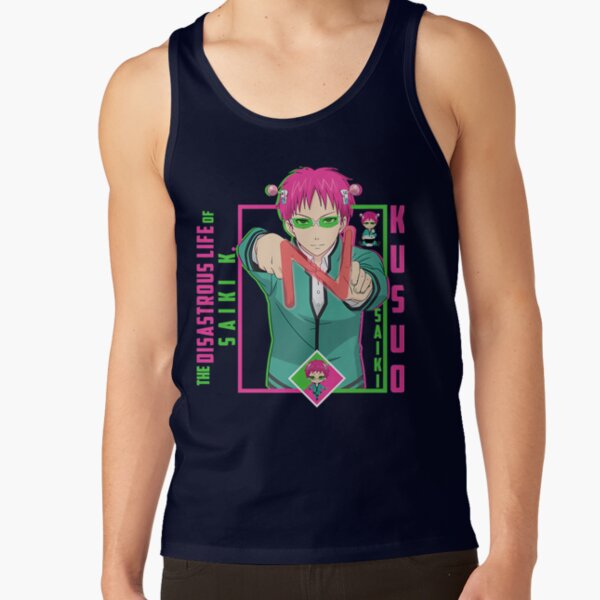 The Disastrous Life Of Saiki K Saiki Kusuo Tank Top - Image 5