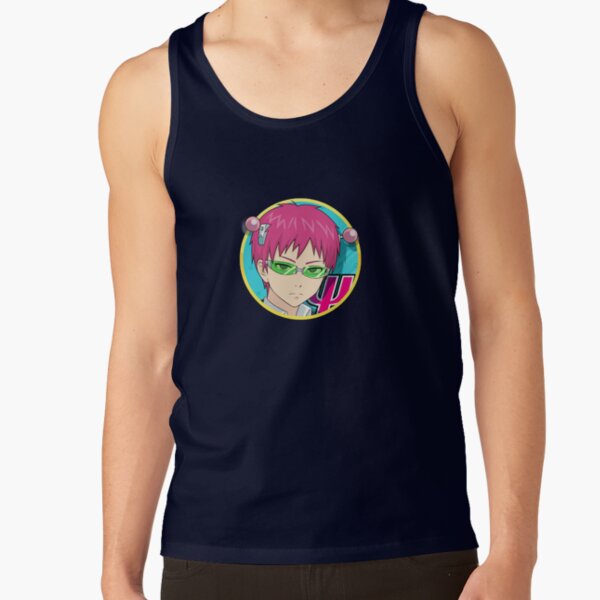 The Disastrous Life Of Saiki K Sticker Tank Top - Image 5