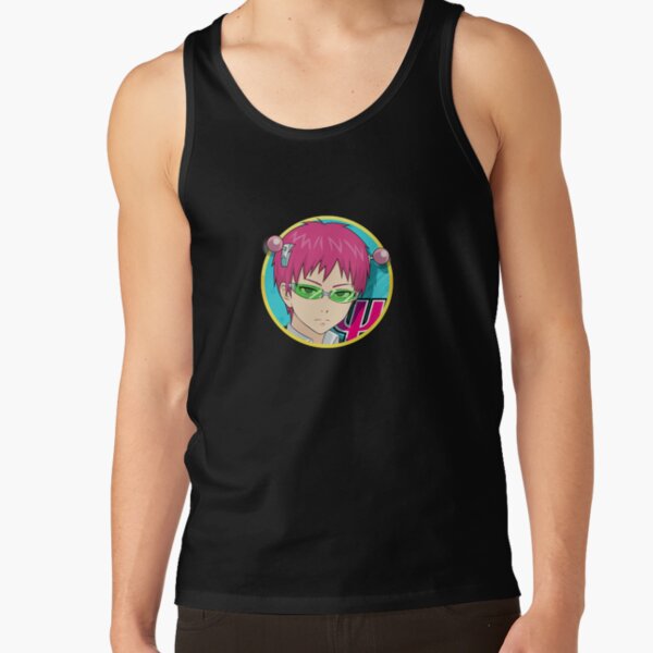 The Disastrous Life Of Saiki K Sticker Tank Top - Image 2