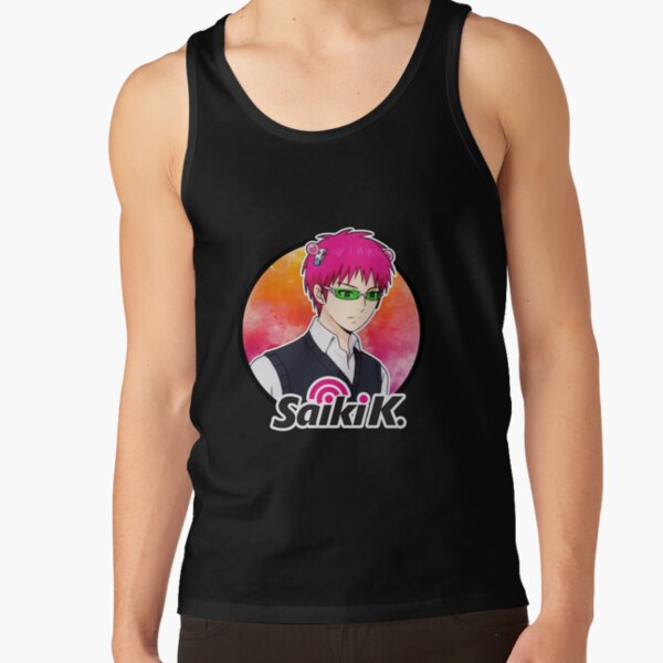Saiki Kusuo With Logo Tank Top - Image 2