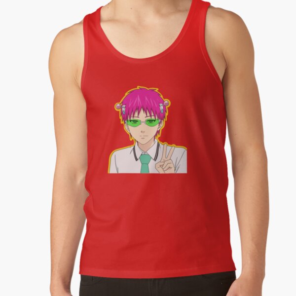 Saiki K Say Hi Tank Top - Image 4