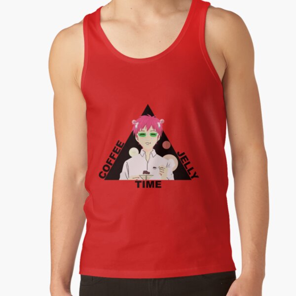 Coffee Jelly Time Saiki K Tank Top - Image 4