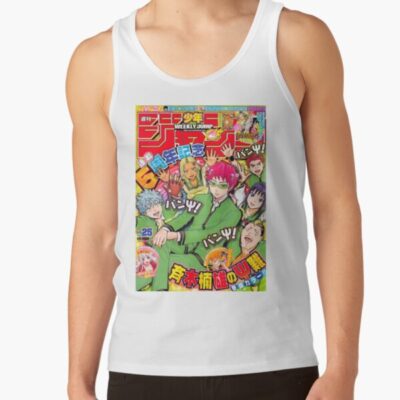 Kusuo Saiki K Retro Magazine Cover Tank Top