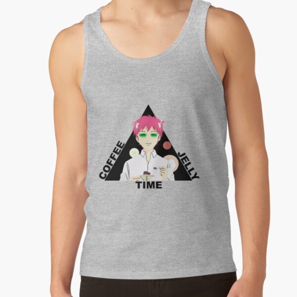 Coffee Jelly Time Saiki K Tank Top - Image 3