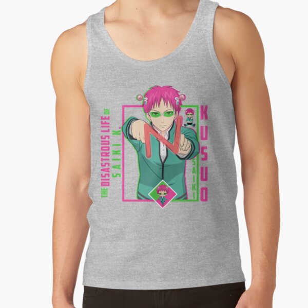 The Disastrous Life Of Saiki K Saiki Kusuo Tank Top - Image 3