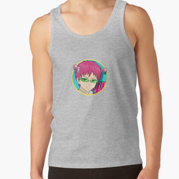 The Disastrous Life Of Saiki K Sticker Tank Top - Image 3