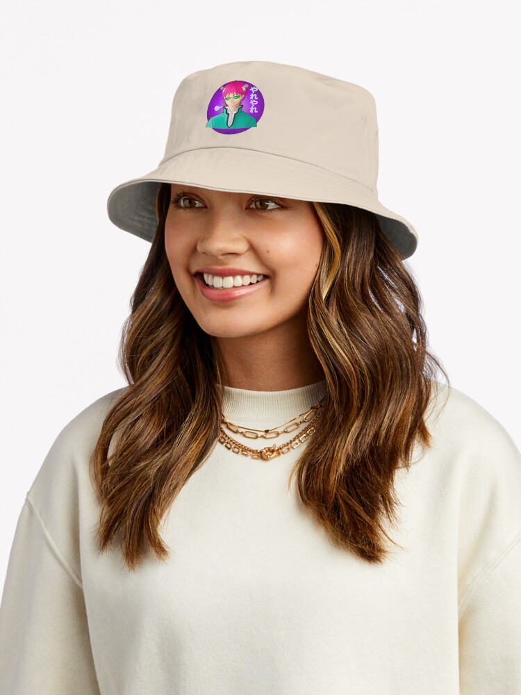 The Disastrous Life Of Saiki K Saiki K Yare Yare Bucket Hat - Image 2