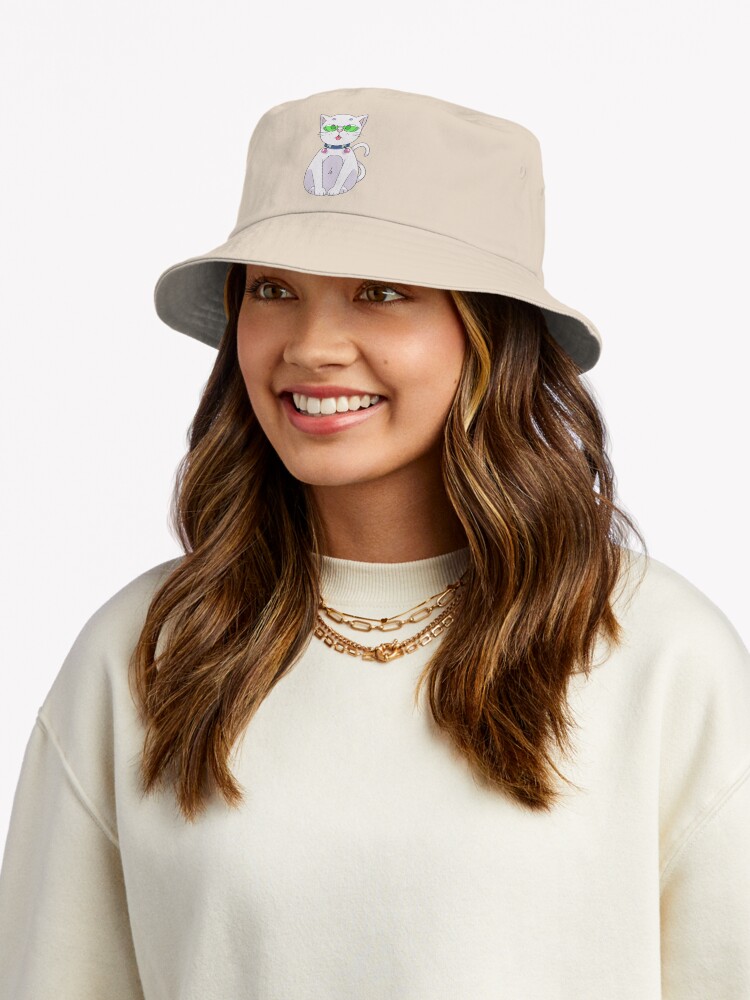 Kusuo Saiki Cat Bucket Hat - Image 2