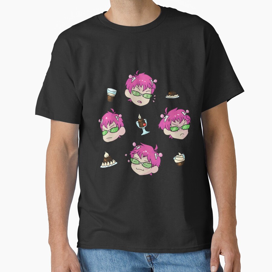 Saiki K Hot Sticker T-shirt - Image 3