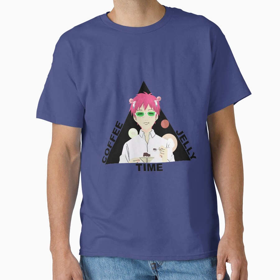 Coffee Jelly Time Saiki K T-shirt - Image 4