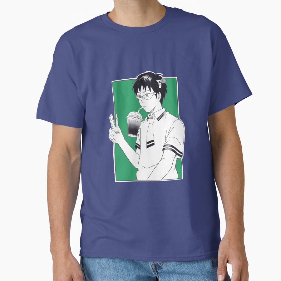 Saiki K Classic Design T-shirt - Image 4