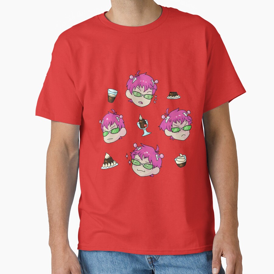Saiki K Hot Sticker T-shirt - Image 6