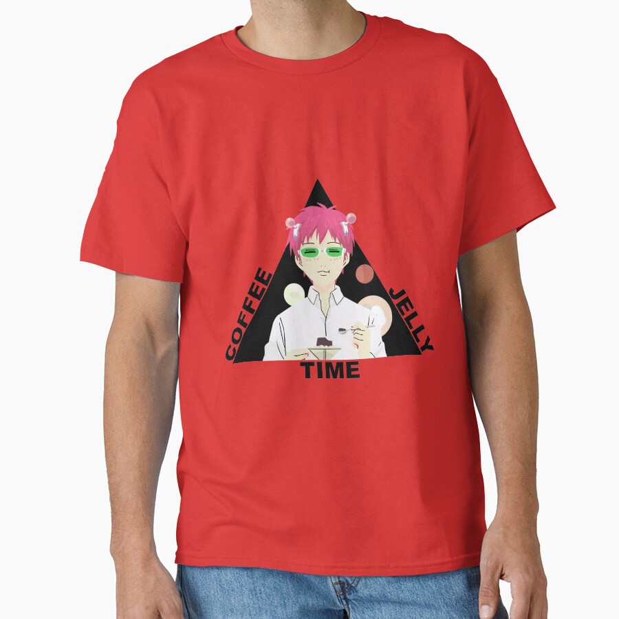 Coffee Jelly Time Saiki K T-shirt - Image 5