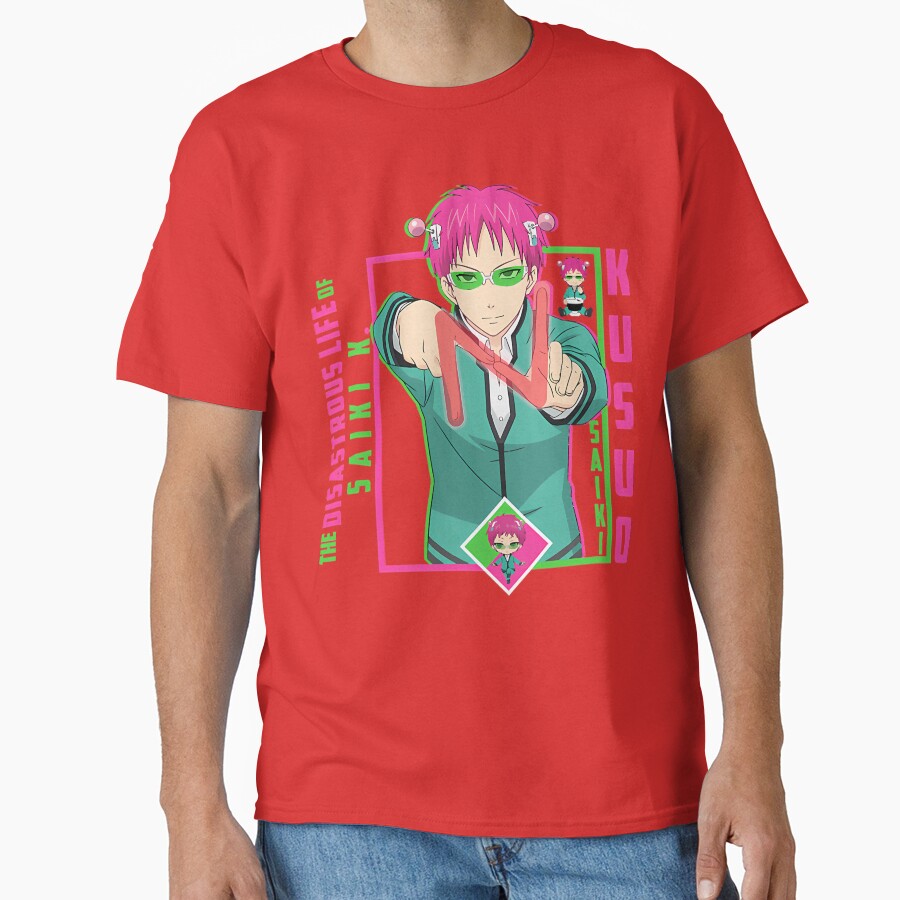 The Disastrous Life Of Saiki K Saiki Kusuo T-shirt - Image 5