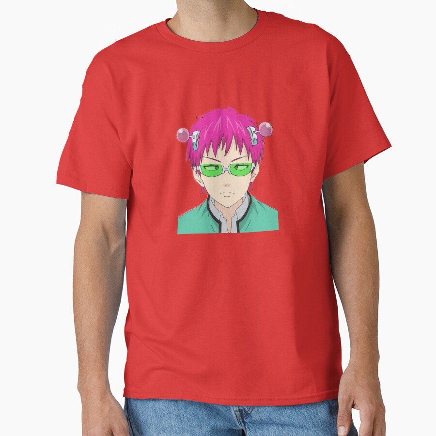 Saiki K The Disastrous Life Of Saiki K Themed Design T-shirt - Image 5