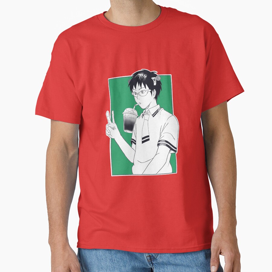 Saiki K Classic Design T-shirt - Image 5