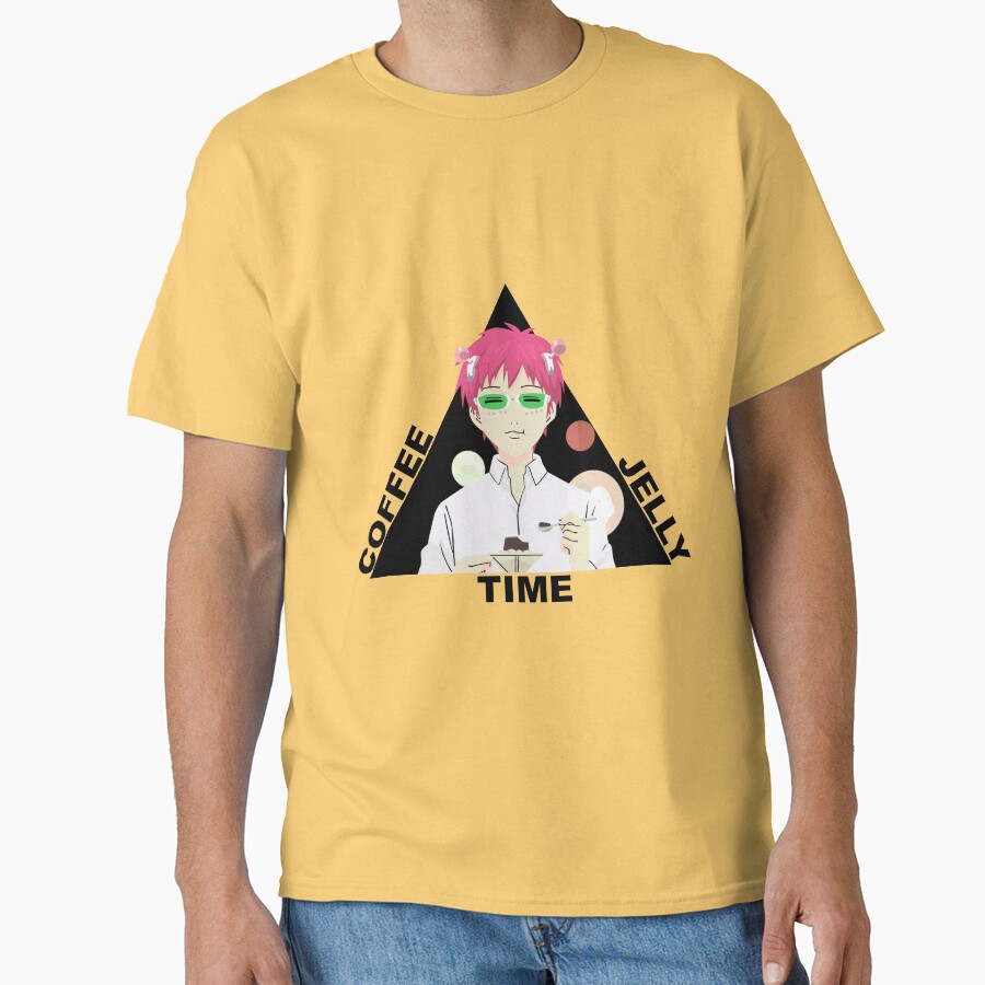Coffee Jelly Time Saiki K T-shirt - Image 6