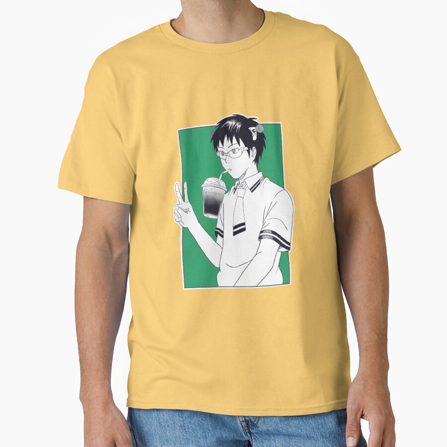 Saiki K Classic Design T-shirt - Image 6