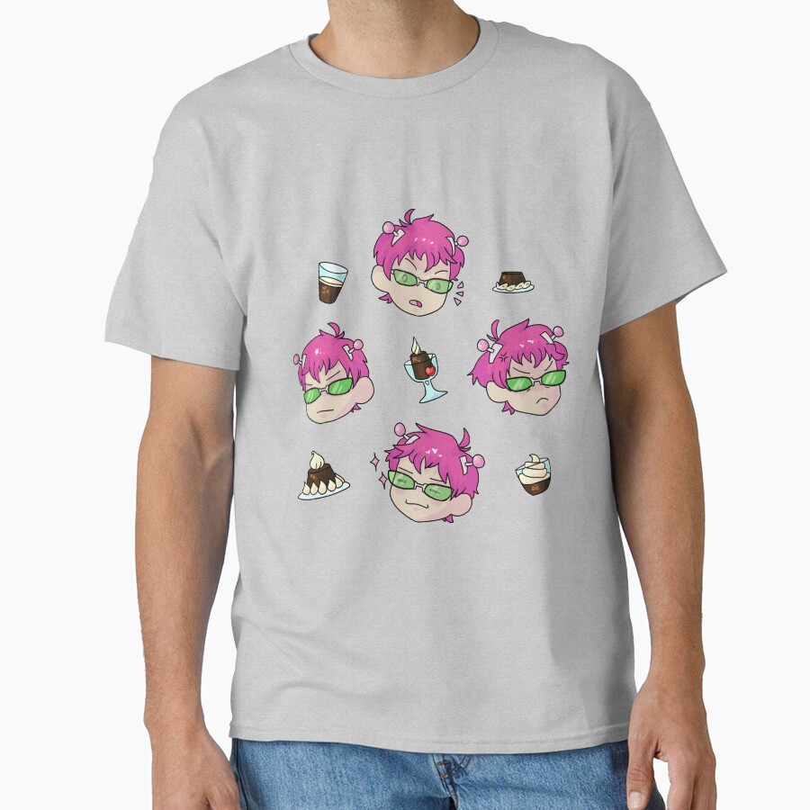 Saiki K Hot Sticker T-shirt - Image 4