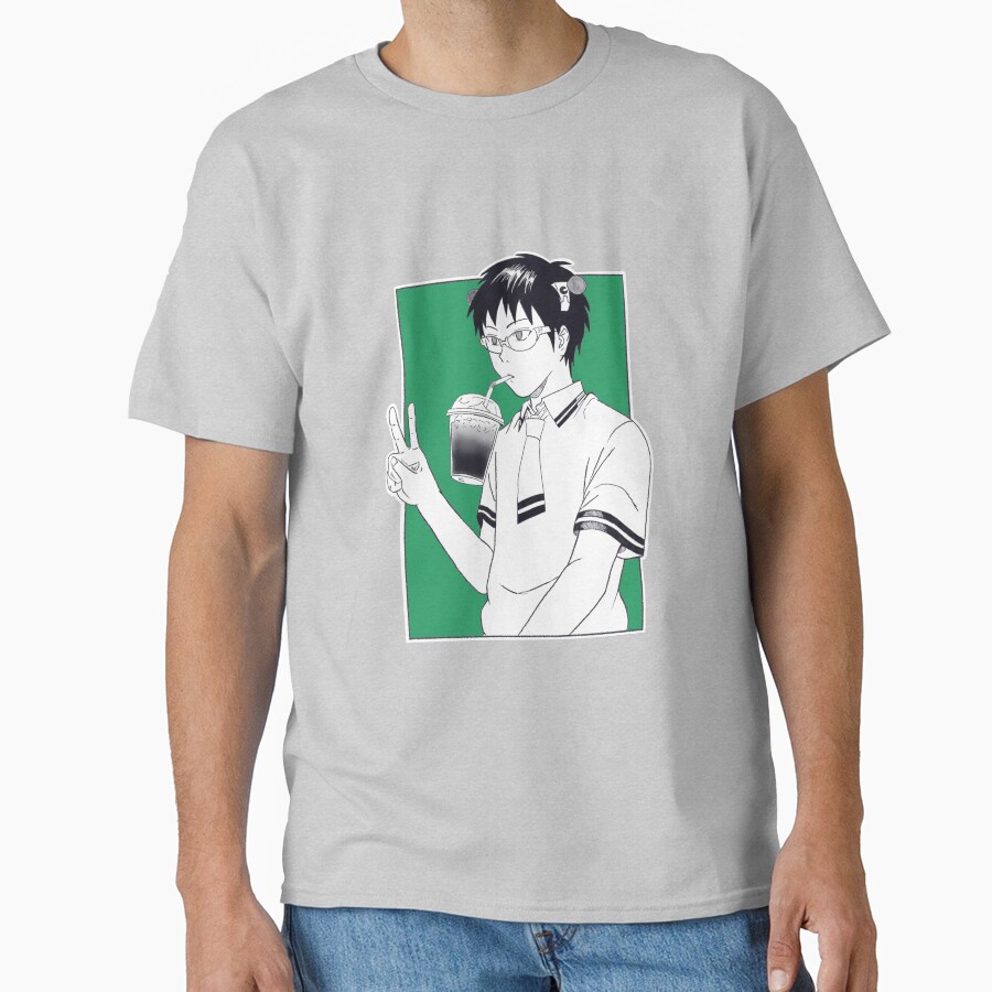 Saiki K Classic Design T-shirt - Image 3