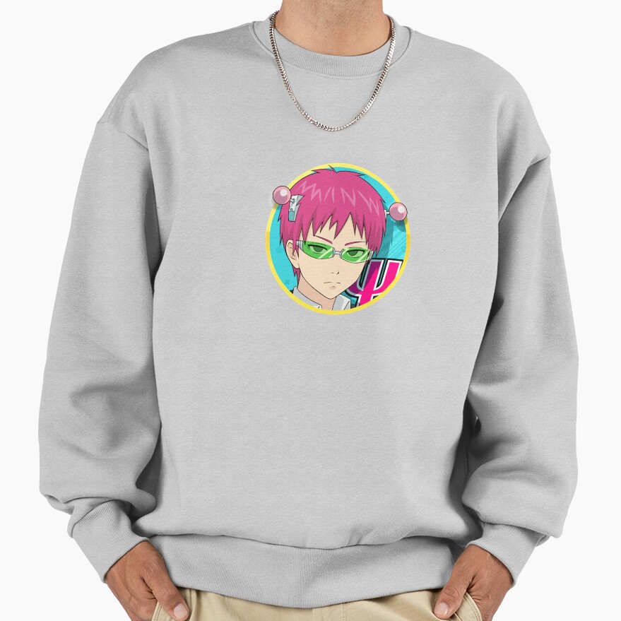 The Disastrous Life Of Saiki K Sticker Sweatshirt - Image 4