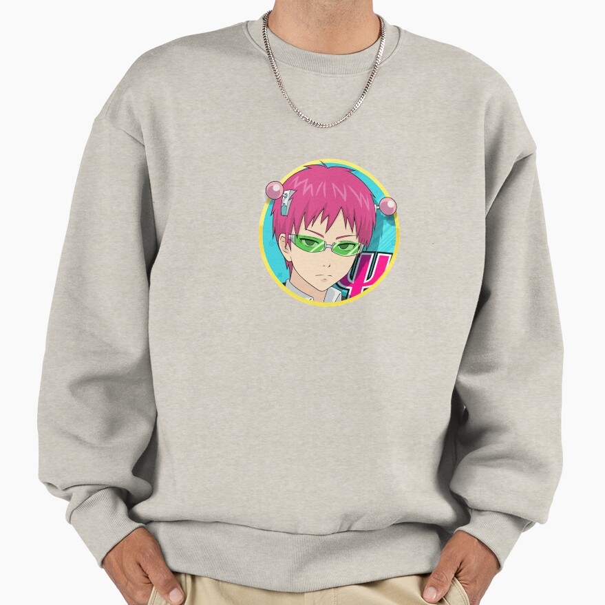 The Disastrous Life Of Saiki K Sticker Sweatshirt - Image 3