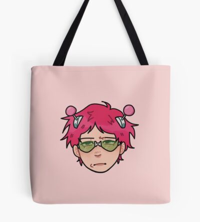 Saiki K Annoyed Face Tote Bag