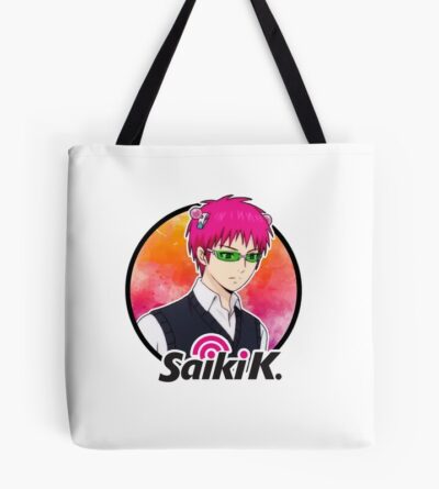 Saiki K With Logo Tote Bag