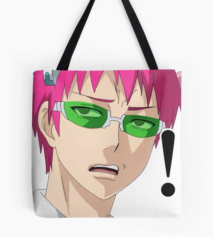 Saiki S Confused Face Tote Bag