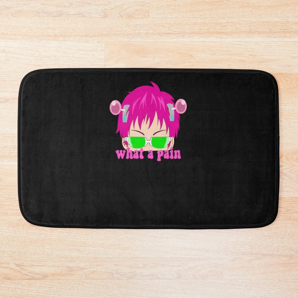 Saiki K What A Pain Bath Mat