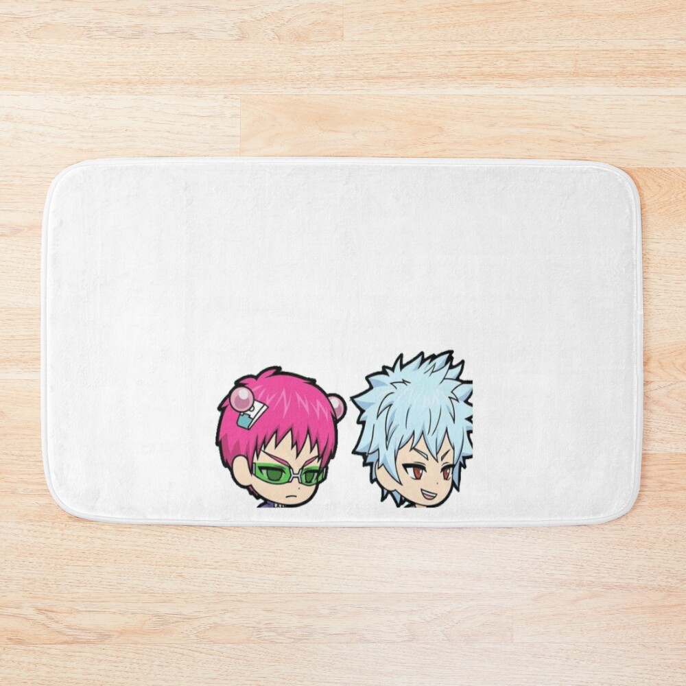 Saiki K And Kaido Peekers Bath Mat