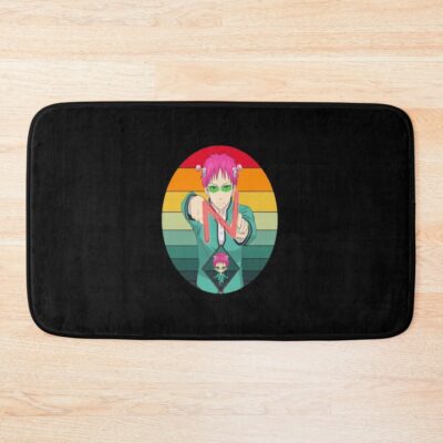 The Disastrous Life Of Saiki K Saiki Kusuo 80s Sunset Bath Mat