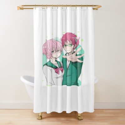 Saiki K Hot Couple Shower Curtain