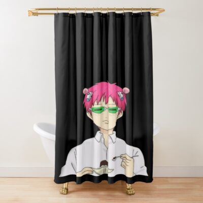 Kusuo And His Coffee Jelly Shower Curtain