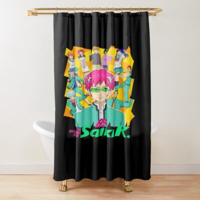 Saiki K Manga Shower Curtain
