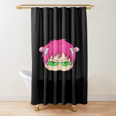 Saiki K Peeker Shower Curtain