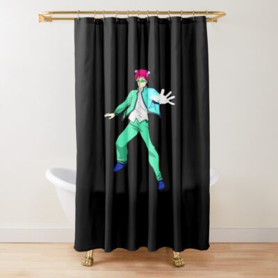 Saiki K Action Shower Curtain