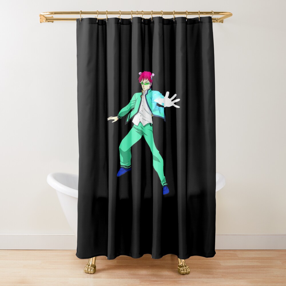 Saiki K Action Shower Curtain