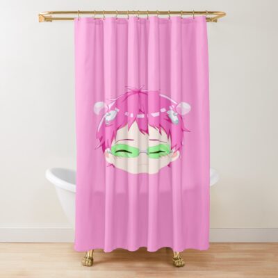 Chibi Saiki K Shower Curtain