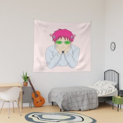 Happy Saiki K Tapestry
