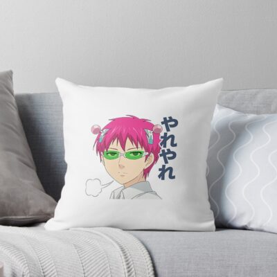 The Disastrous Life Of Saiki K Designs Throw Pillow