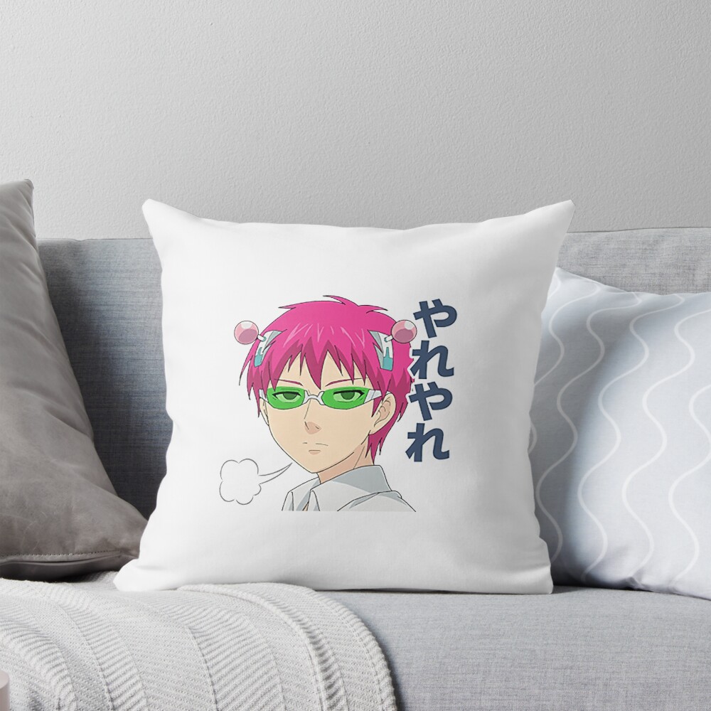 The Disastrous Life Of Saiki K Designs Throw Pillow