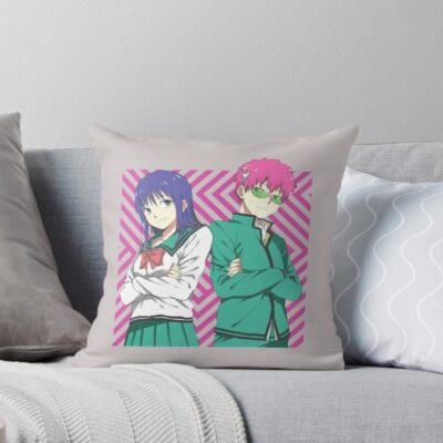Saiki K Hottrend Throw Pillow