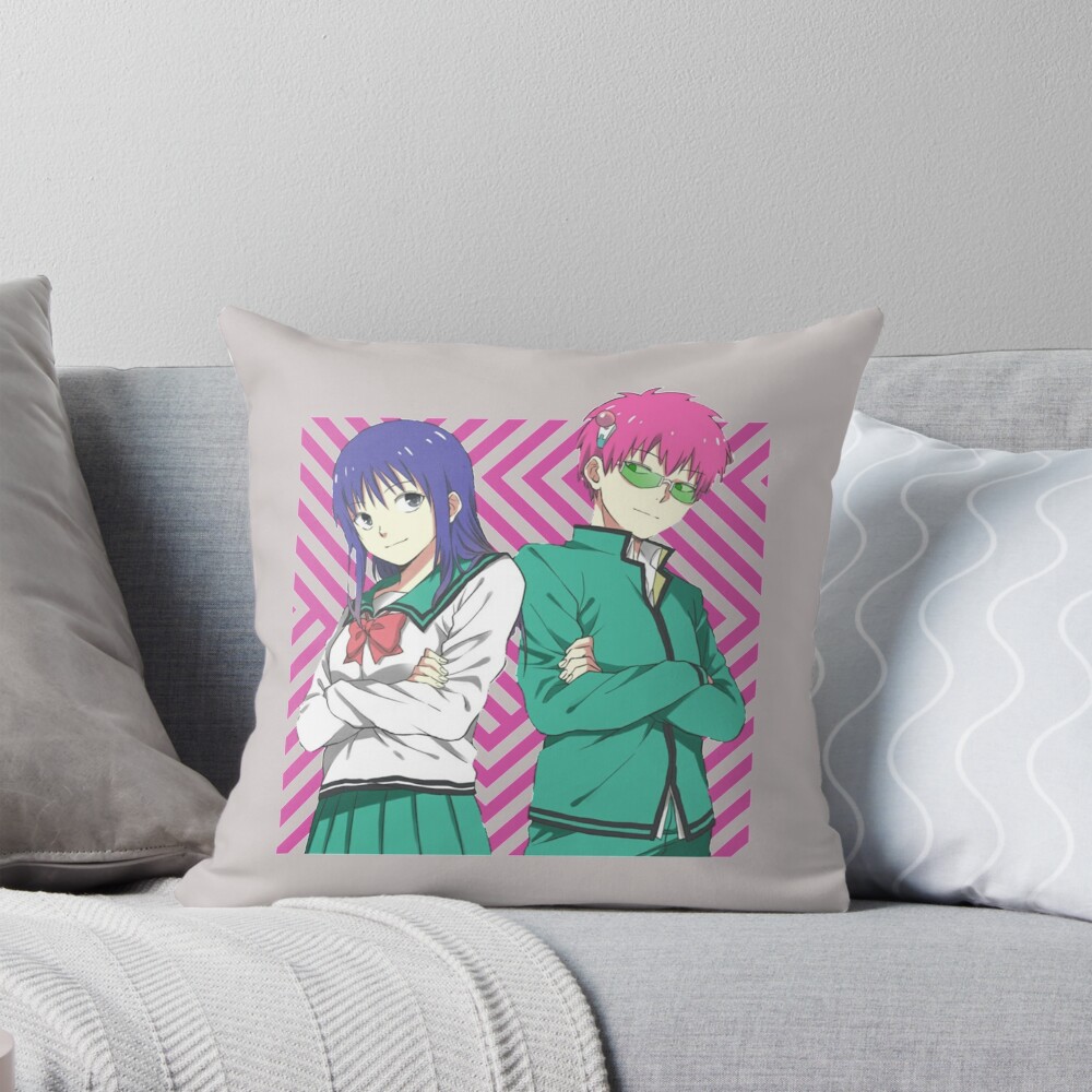 Saiki K Hottrend Throw Pillow
