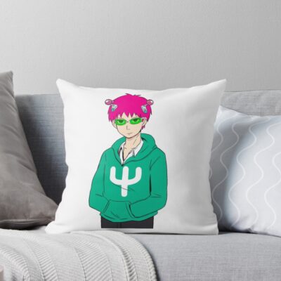 Saiki Kusuo Cool Throw Pillow